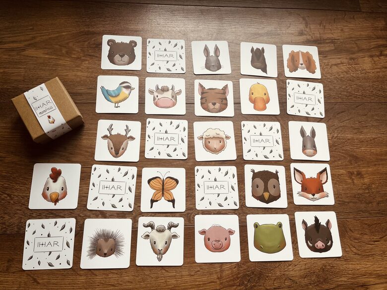 Állatos memória játék