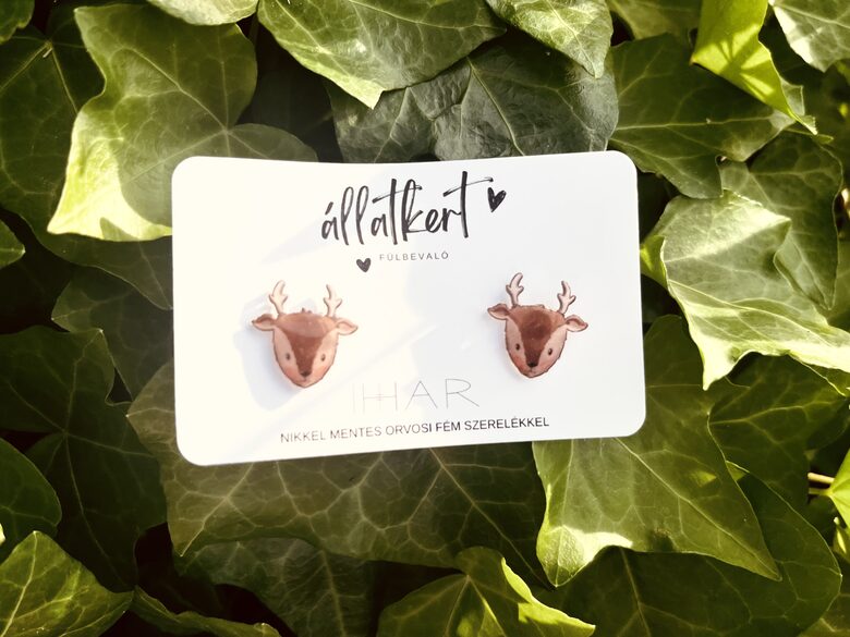 Szarvasom fülbevaló