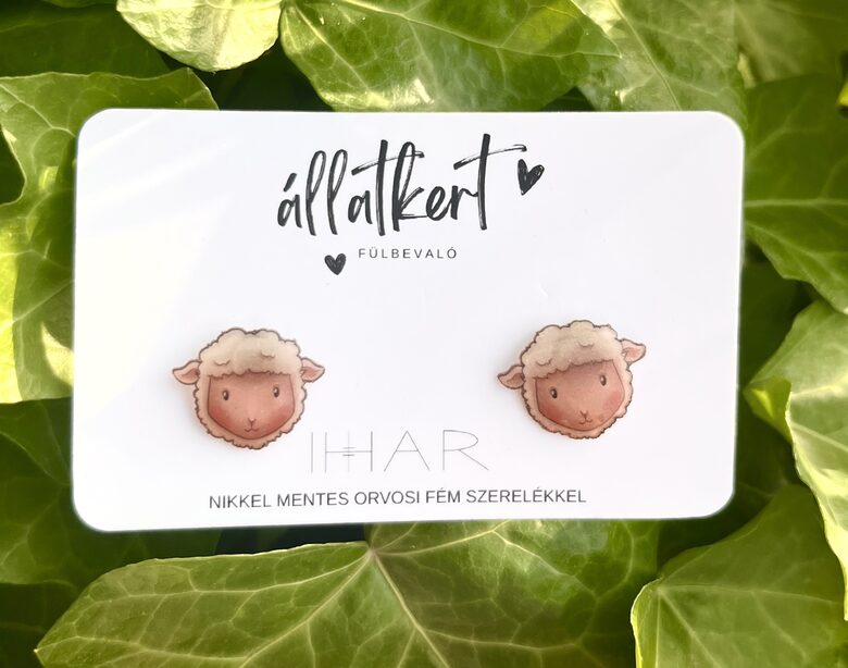 Báránykám fülbevaló