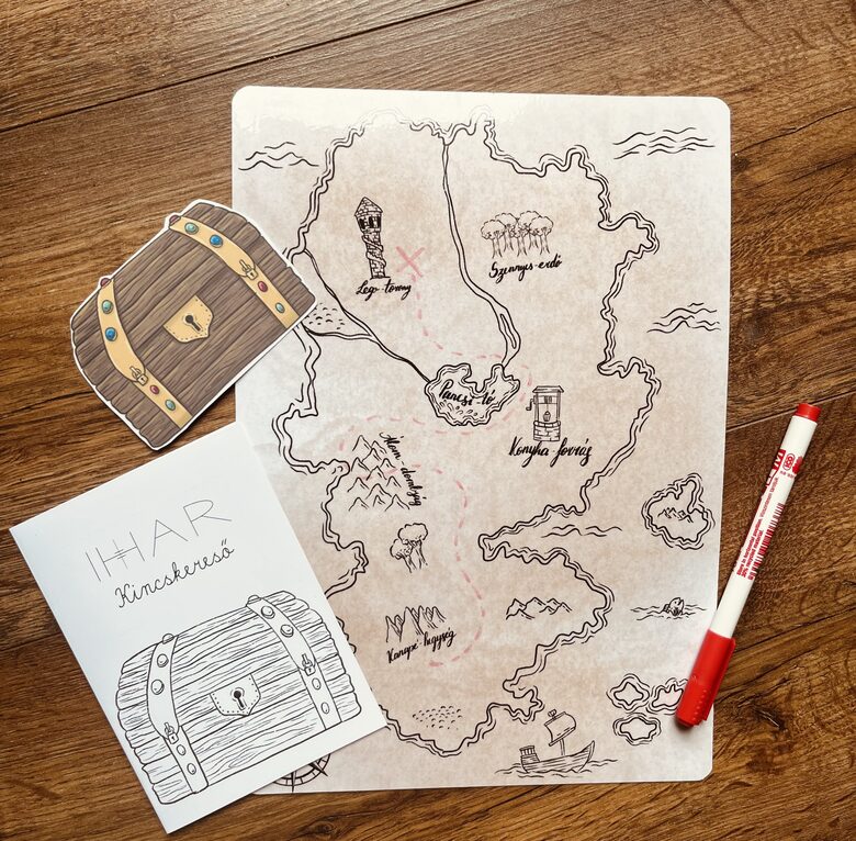 Kincskereső – újraírható otthoni kalandjáték gyerekeknek