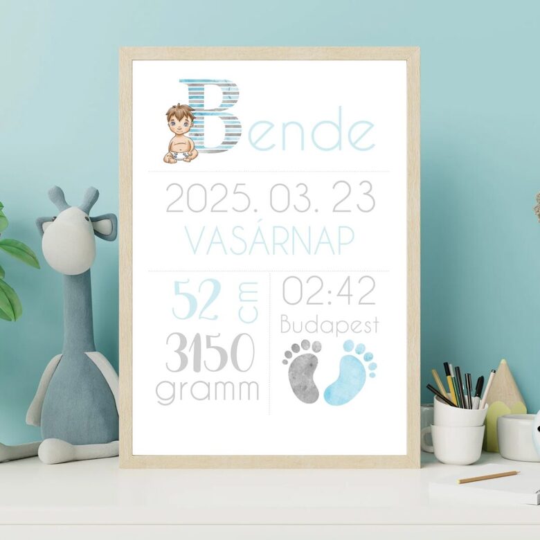 Babaposzter kisfiúval