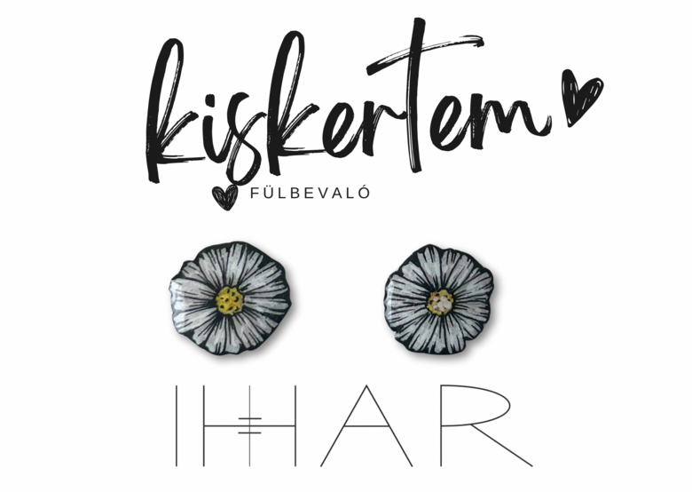 Százszorszép fülbevaló