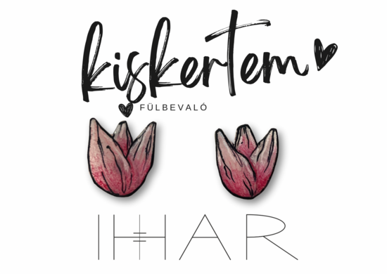 Tulipán fülbevaló