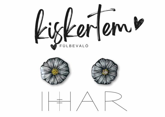 Százszorszép fülbevaló